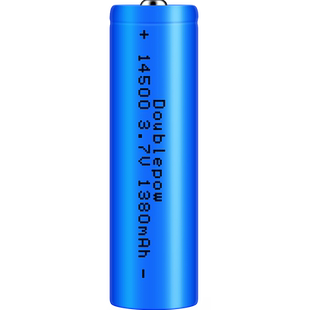 倍量 14500锂电池3.7V 1380毫安带保护板强光手电筒5号电池可充电