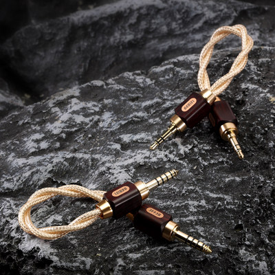 ddHiFi BC35Gold 3.5立体声对录线音频线 纯银单晶铜带屏蔽