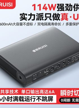 12V锂电池移动电源5V ups蓄电池9V不间断电源备用多功能大容量户外罗兰音箱监控led灯带光猫wifi路由器充电宝