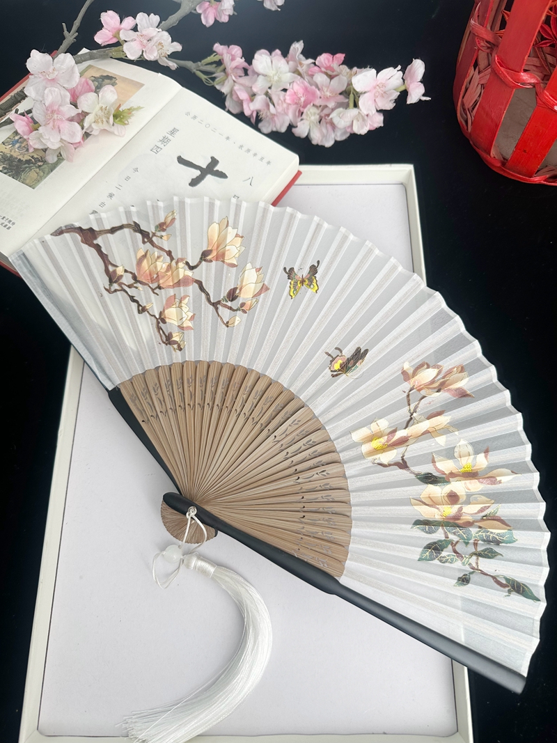 中国风扇子古风折扇全竹随身