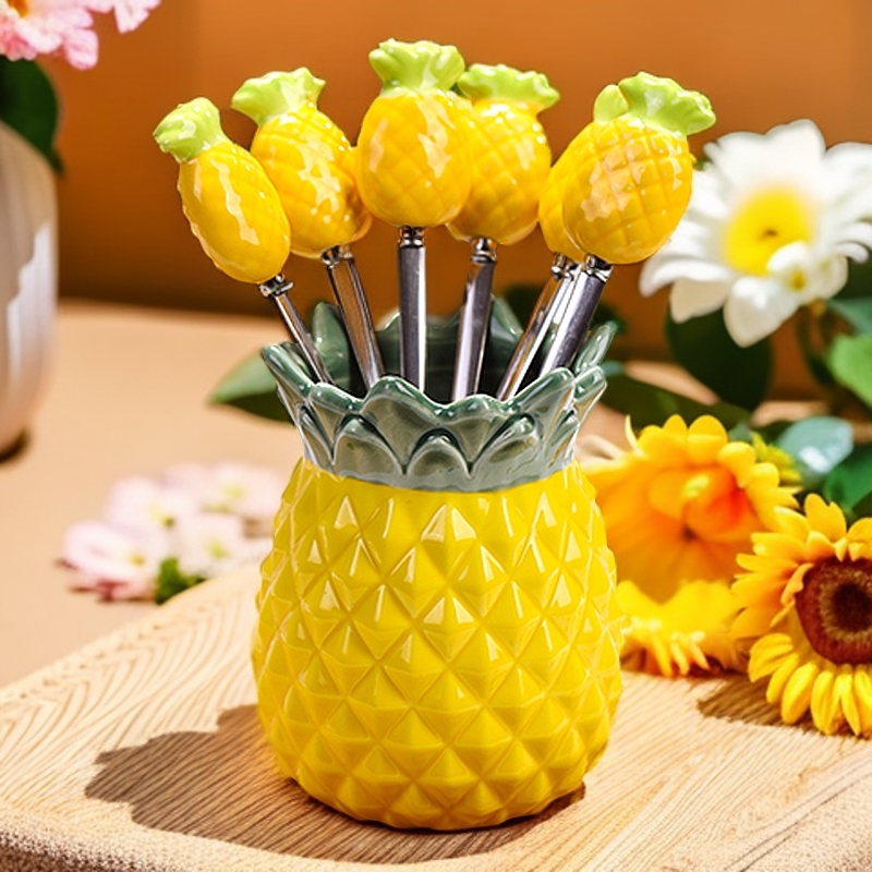 水果叉子儿童安全不伤嘴家用不锈钢签果插甜品蛋糕叉可爱小款,餐饮具,水果叉/水果签,淘宝优惠券,粉丝福利购,淘宝优惠卷