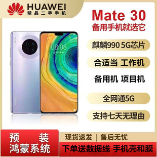 Huawei/华为mate30工作室备用性价比二手备用麒麟990 5G老人手机
