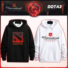 TI11新品 魔兽争霸刀塔游戏周边连帽加绒卫衣上衣情侣衣服zm DOTA2