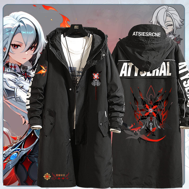 史努比联名查理布朗风衣夹克男女