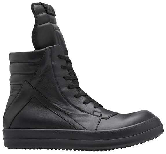 thumbnail for Rok Produces Owens King High-Top Men's Shoes, Classic Black and White Inverted Triangle Dark Rick Shoes, Casual Shoes Main Line