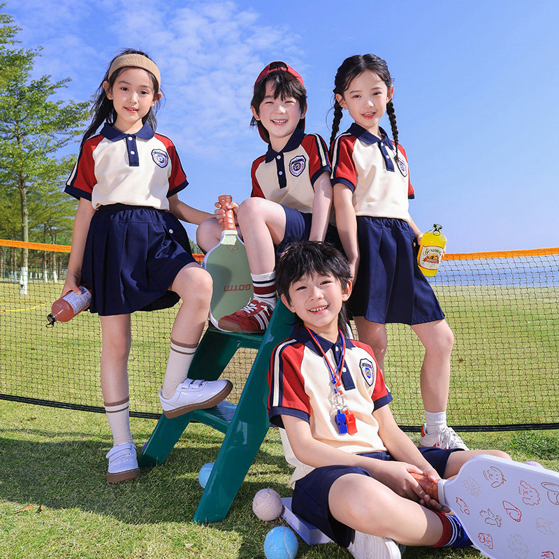 小学生班服夏季运动会方队短袖套装一二三年级儿童校服幼儿园园服