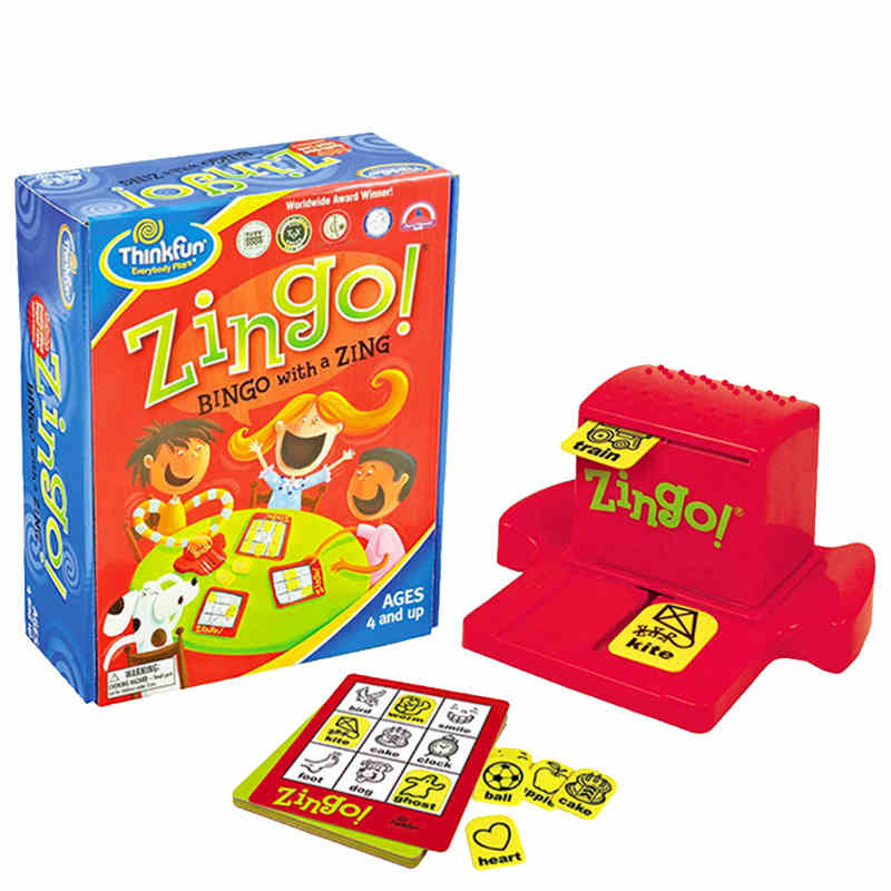 美国thinkfun眼明手快zingo英语单词乐儿童益智桌游多人互动