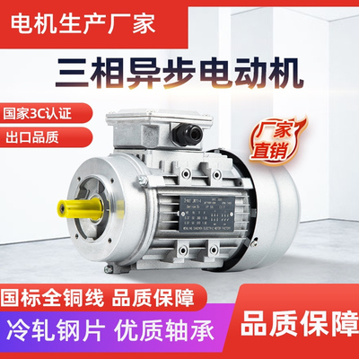 铝壳YS三相异步电动机380V/0.12KW/0.18KW/0.550KW/1.5KW