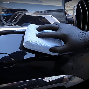 上蜡海绵毛巾块汽车多表面涂抹海绵汽车专用打蜡上蜡海绵块清洁块