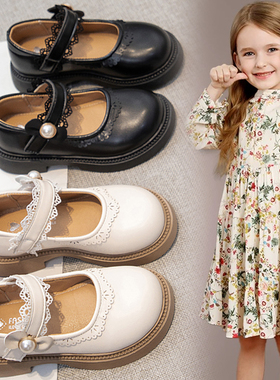 女童小皮鞋2026春款新款儿童黑色乐福春秋单鞋公主鞋软底鞋单鞋