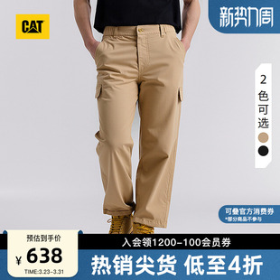商场同款 CAT卡特春季 长裤 户外简约休闲工装 男士