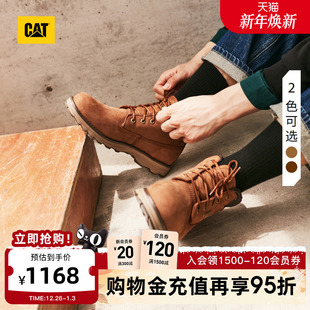 靴短靴子 城市机能户外防水休闲工装 CAT卡特秋冬新款 男式
