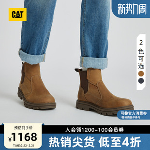 切尔西靴商场同款 CAT卡特春夏男士 高帮鞋 休闲工装 户外美式