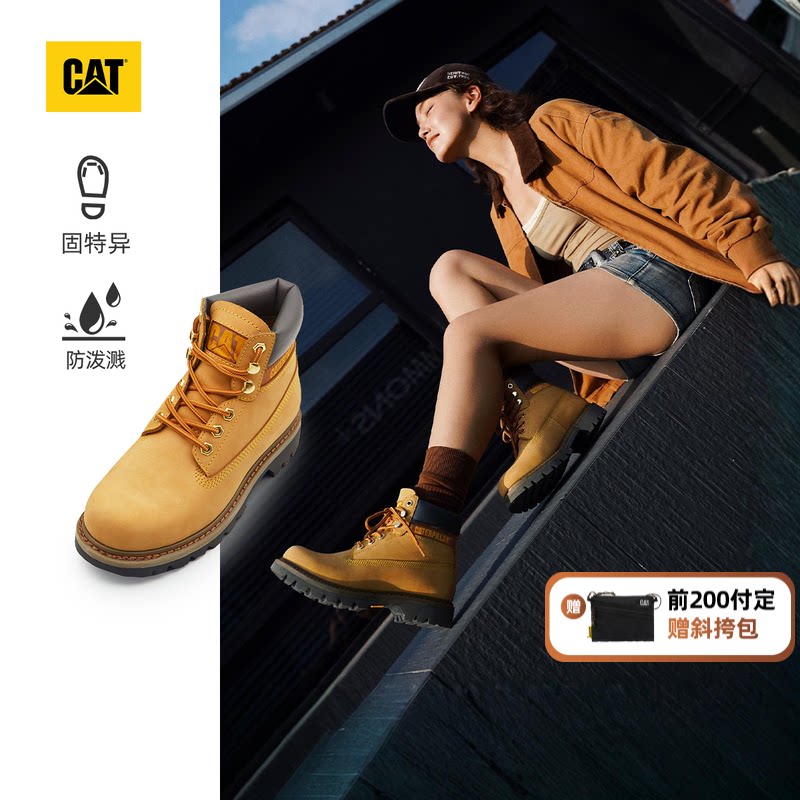 卡特工装靴CAT男女户外工装靴