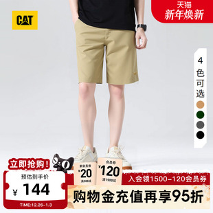 运动舒适透气男士 休闲短裤 经典 短裤 两贴袋工装 CAT卡特夏季