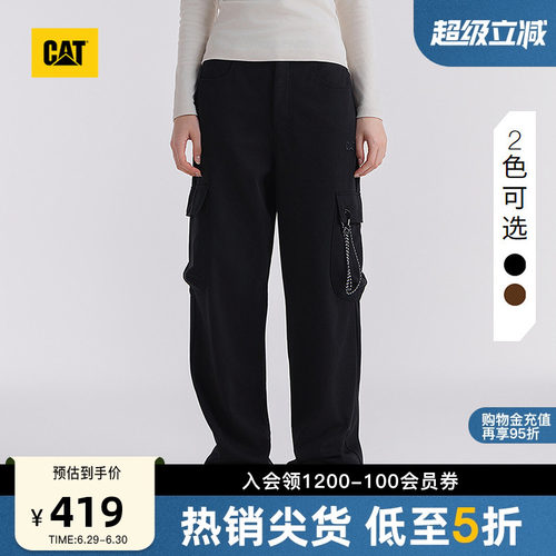 CAT卡特春季女士户外美式复古工装山系工装长裤商场同款