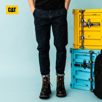 Cat / Carter jeans men's spring and summer basic all round tie foot version men's jeans pants counter same style