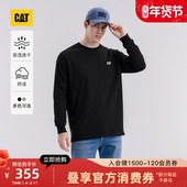 CAT卡特25秋冬新款 贴袋T恤商场同款 男士 户外简约吸湿速干圆领长袖
