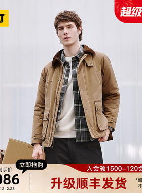 CAT卡特25秋季男士新品美式重磅工装猎装夹克式羽绒服商场同款