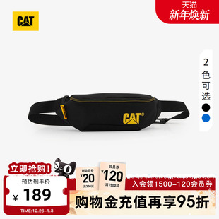 CAT卡特秋冬肩挎包肩挎包运动休闲户外腰包男士 拉链包