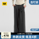商场同款 CAT卡特春季 女士立体裁剪大阔褶皱拖地阔腿裤