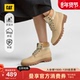 CAT卡特25秋冬新品 防泼溅高帮登山靴黄靴 工装 女士户外经典 时尚