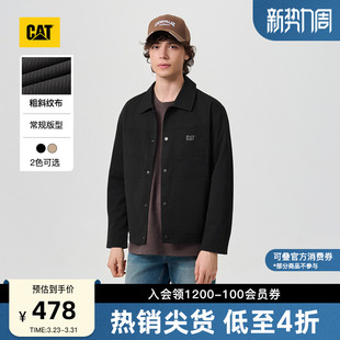 复古工装 男士 基础衬衫 式 风宽松夹克 CAT卡特26春季 外套工装 新品