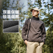 男士 交个朋友年货节 CAT卡特25秋冬新品 抗静电半开襟摇粒绒卫衣