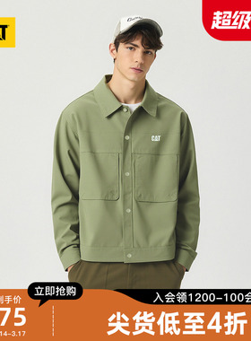 CAT卡特25春季新款男士商务通勤保暖休闲工装风格短款夹克外套