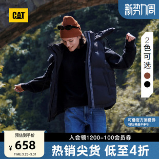 型连帽宽松羽绒马甲商场同款 CAT卡特春季 女士户外休闲宽松版