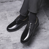 工装 鞋 单位学校用皮鞋 EJ男女执勤皮鞋 公务员正装 黑色保安物业