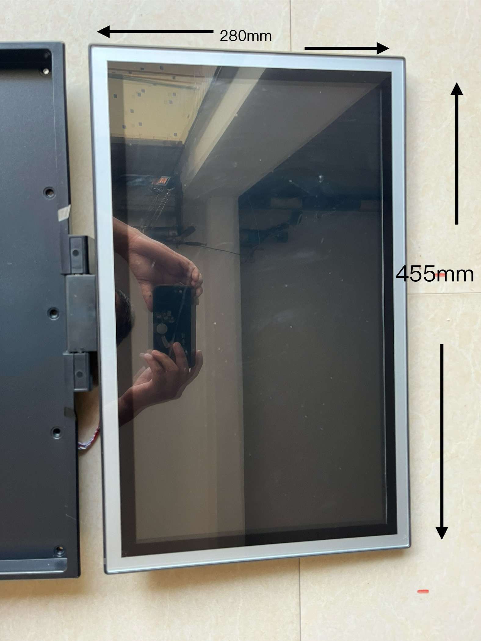 21吋翻盖185视频点歌音箱触摸显示屏带框尺寸280&times;455mm