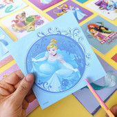 剪纸儿童手工幼儿园3岁6宝宝趣味diy制作材料迪士尼公主小孩玩具5