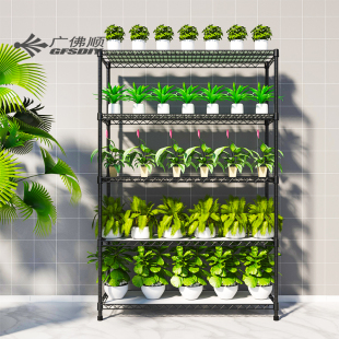 新款5层多肉花架阳台绿植盆栽置物架落地层架分层铁架简约盆景
