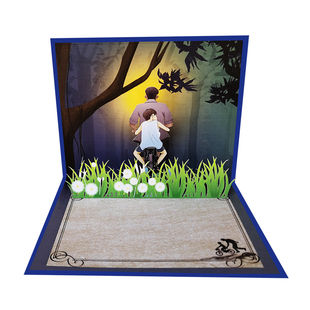 包邮创意感恩父亲节贺卡立体3D手工爸爸生日祝福礼物个性走心卡片