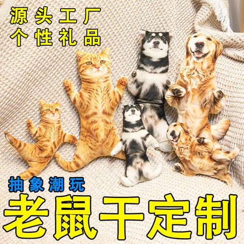来图定制搞笑抽象无白边骨架铁丝造型人型玩偶宠物老鼠干公仔搞怪