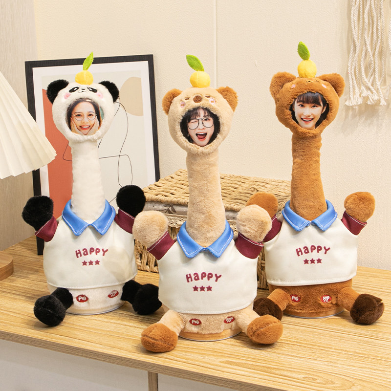 diy定制人脸玩偶公仔印照片搞笑