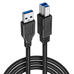 USB3.0接口B方口数据线加长3米电脑笔记本连接线打印机外置光驱硬盘盒扫描复印机高速传输线显示器上行线