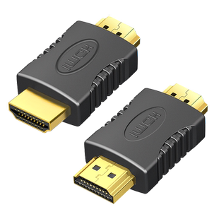 HDMI公头转接头公口延长器公对公hdml双头公显示器电视高清数据线上转换器右投影仪机顶盒接口笔记本电脑车载