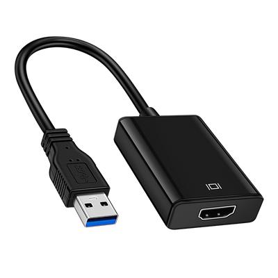 转转换器高清线母头USB3.0HDMI