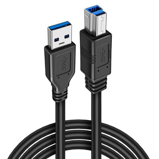 USB3.0接口B方口数据线加长3米电脑笔记本连接线打印机外置光驱硬