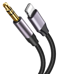 适用iPhone14/15pro苹果aux音频线13车用3.5mm转接头max圆孔12手机11车载se连接音响功放跑步机MP3货车xs短线