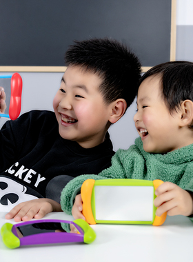 FritzS正版儿童小型手持哈哈镜三个装幼儿园变形迷你镜子搞怪玩具