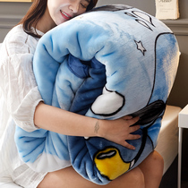 珊瑚绒毯子毛毯被子双层加厚保暖冬季床单法兰绒单人宿舍垫床学生