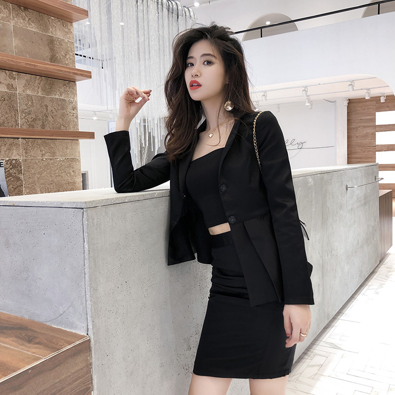 2026秋装新款职业装女裙套装气质OL美容师工作服小西装半身裙裙子