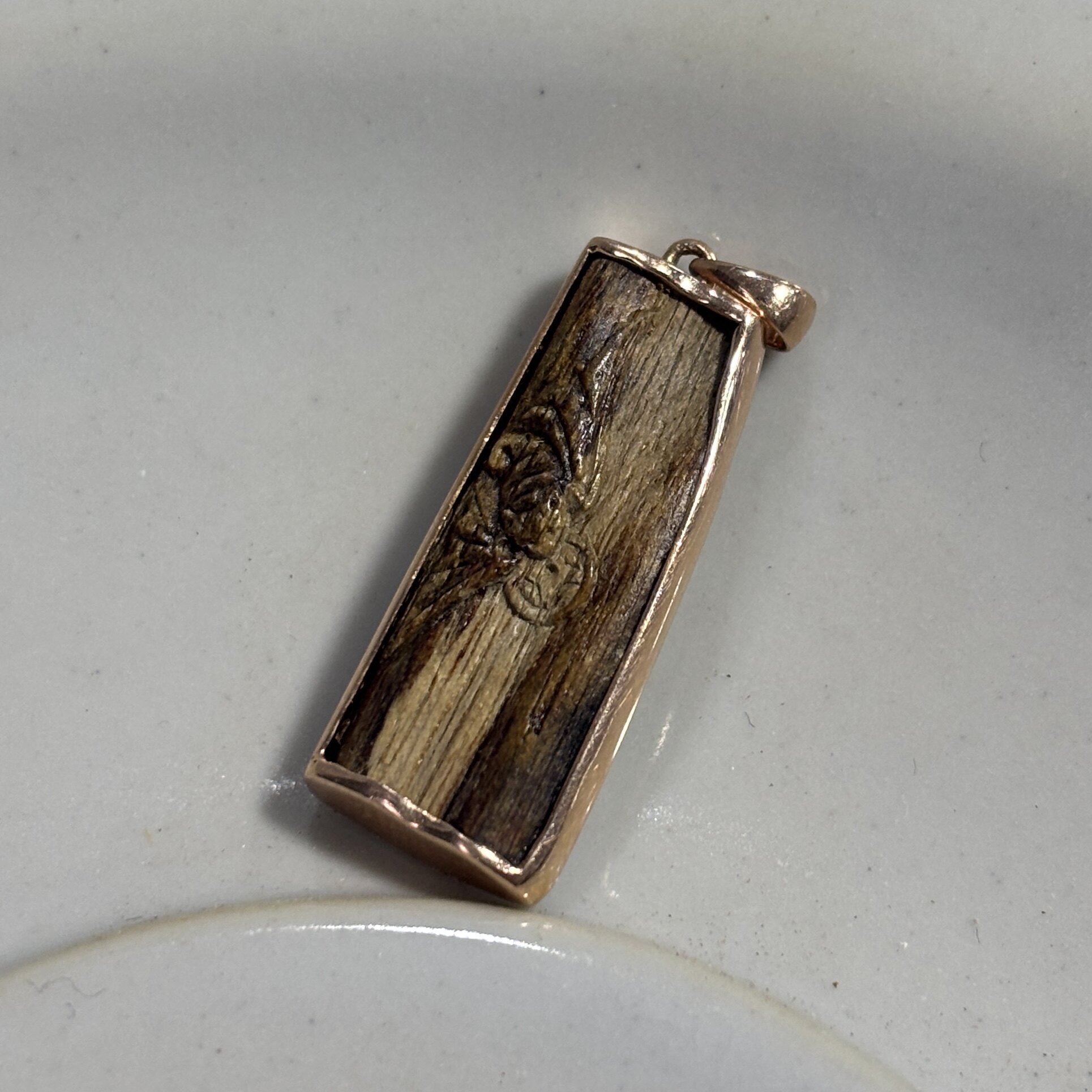 天然野芽庄奇楠沉香小吊坠约1.3g