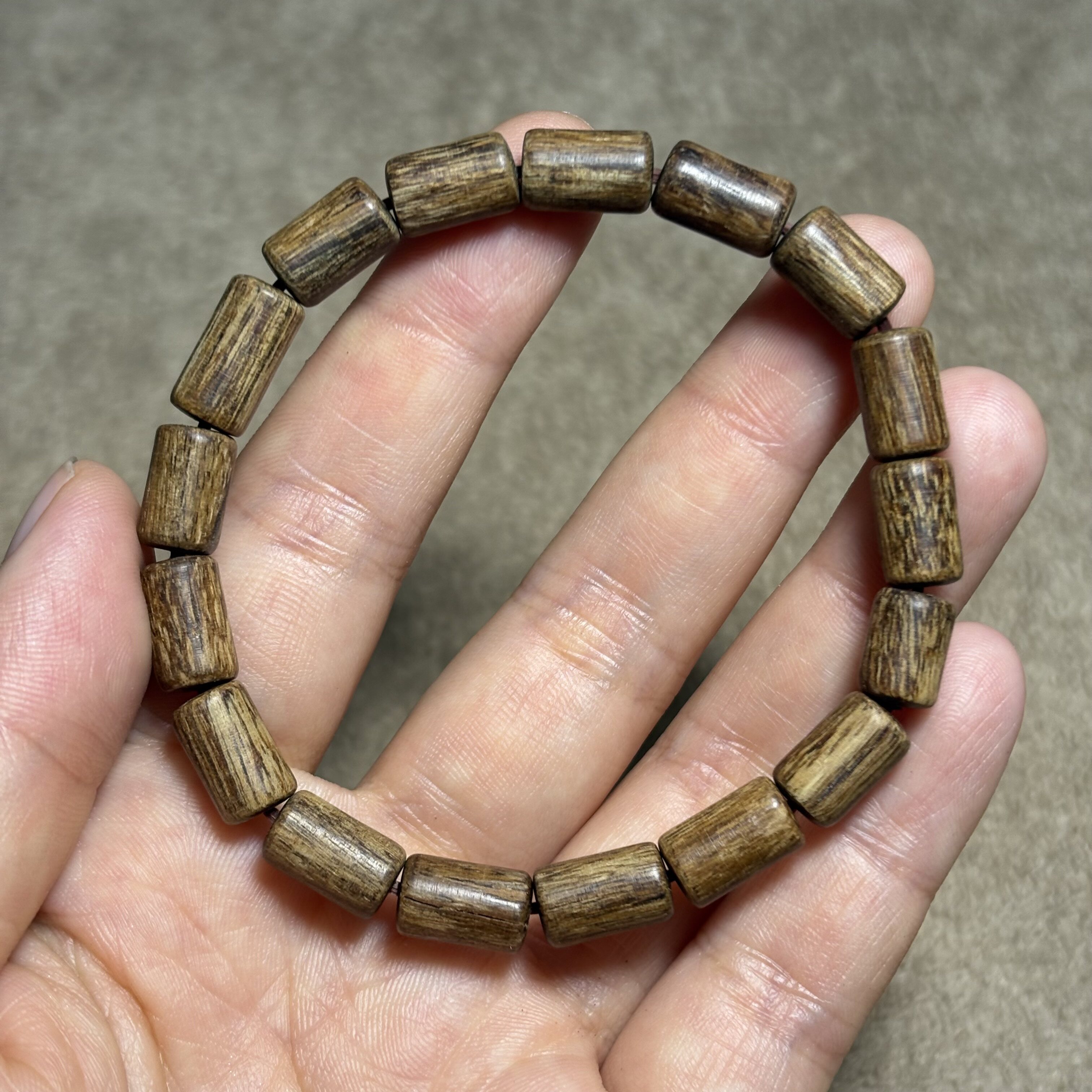 【78-直播价8000】老惠安沉香随形6*10mm