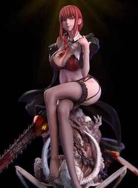 玛奇玛手办恶魔猎人坐姿二次元美少女大尺度摆件模型手办