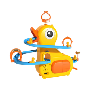 小黄鸭爬楼梯婴儿玩具0一1岁宝宝益智早教四抬头练习3到6个月龄三