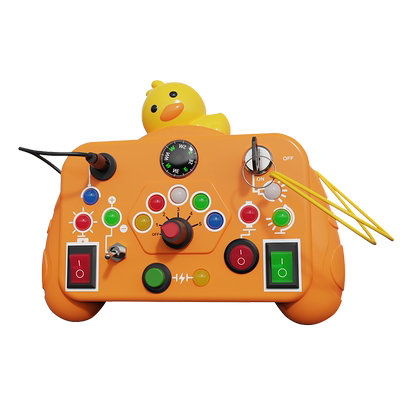 儿童开关灯玩具按钮忙碌机板蒙氏手部精细动作早教游戏婴儿益智力